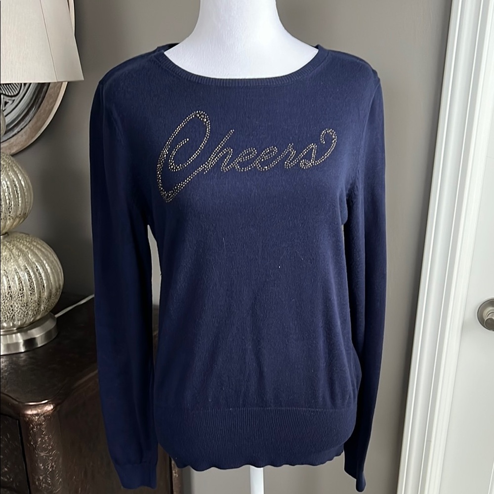 White House Black Market cheers knit sweater